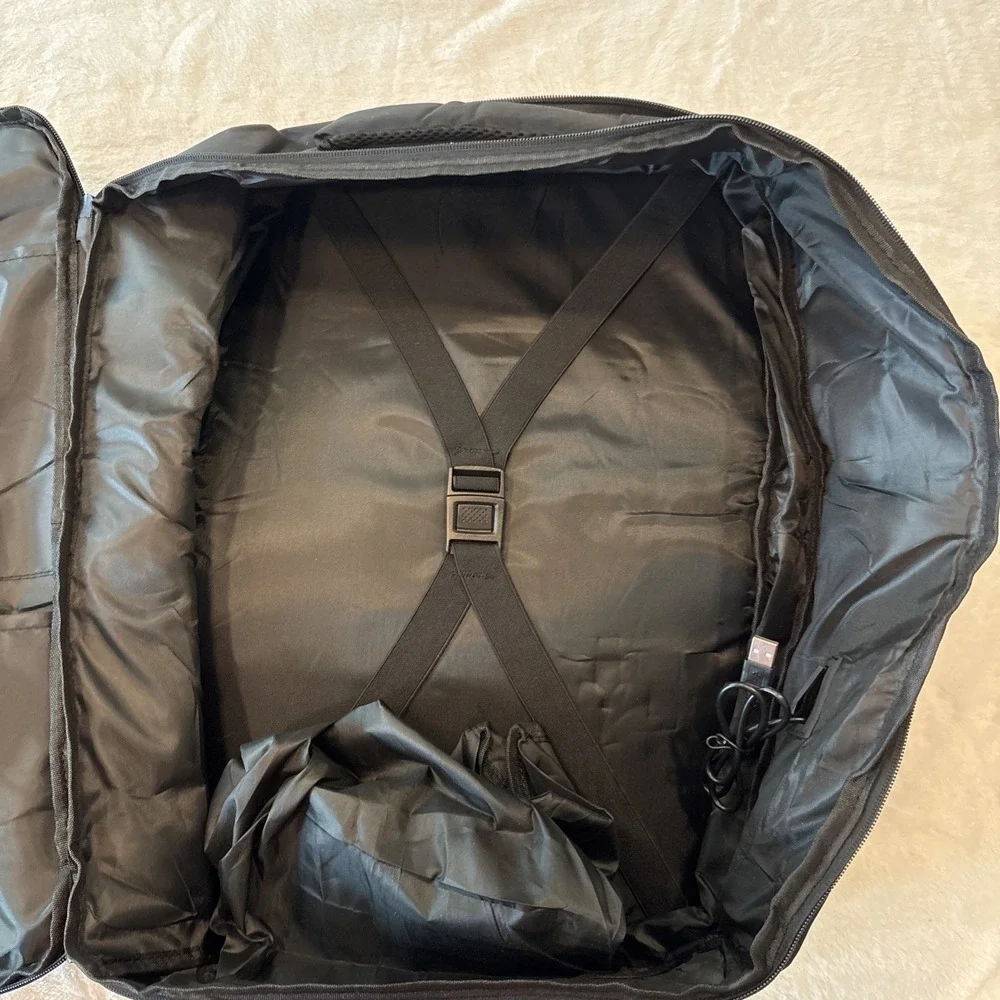 Gieury Expandable Carry On Backpack, Multiple Pouches, Laptop, Large Center.